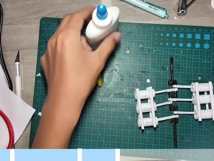 v6发动机整体组装与调试#模型 #模型制作