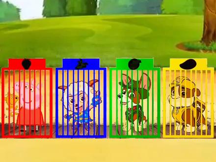 益智早教动画 认识水果,帮助小猪佩奇喜羊羊汪汪队,选择正确的水果钥匙 #益智早教动画#启蒙动画#早教动画 #认识水果#启蒙早教