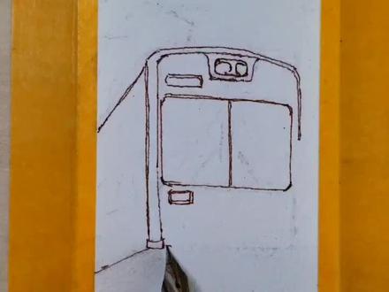 做一个绿皮小火车书签#水彩 #创意 送给班里的同学~