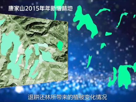 退耕还林的变化,一眼就看了#退耕还林 #遥感影像 #陕西测绘