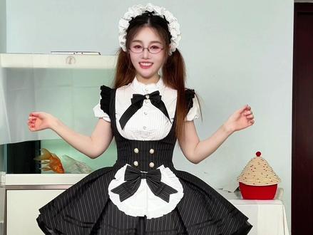 执事女仆搭配30厘米裙撑不同蓬度#lolita #洛丽塔 #女仆装 #花田喜事裙撑 /#裙撑
