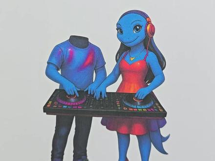 脑蚀之舞🥰网络派对 #手工制作#儿童益智#diy