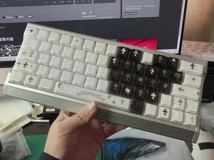 ev63银武士改克罗心果冻,还是这种diy的味道正#ev63#外设#磁轴键盘#克罗心