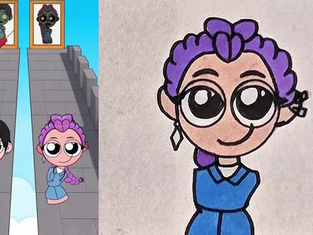 鲁米和秦宇闯关#简笔画@抖音创作者中心 @抖音小助手 @抖音青少年