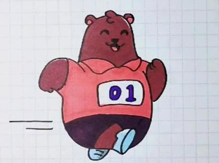 溜了溜了 #兴趣才艺 #萌知计划#简笔画@抖音青少年 超简单画小熊奔跑