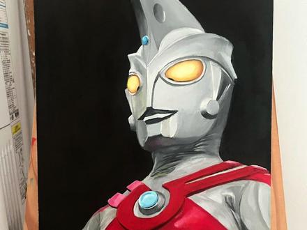 法王艾斯奥特曼#奥特曼 #画画 #抖音二创激励计划 #艾斯