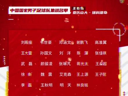 为备战2026美加墨世界杯亚洲区预选赛与2023卡塔尔亚洲杯决赛阶段的比赛,经中国足球协会研究批准,中国国家男子足球队定于2023年6月10日至20日期间赴大连市组织集训并参加中国之队大连国际足球邀请赛。
#国足公布新一期名单
国足新一期名单:艾克森、韦世豪、蒋光太入选
武汉三镇足球俱乐部:刘殿座、韦世豪、邓涵文、谢鹏飞、高准翼
山东泰山足球俱乐部:王大雷、孙国文、刘洋、陈蒲
浙江职业足球俱乐部:张佳祺
上海海港足球俱乐部:武磊、颜骏凌、张琳芃、蒋光太、王燊超、徐新、魏震
成都蓉城足球俱乐部:艾克森
河南足球俱乐部:王上源
北京国安足球俱乐部:王子铭、李磊
天津津门虎足球俱乐部:王秋明、明天
大连人职业足球俱乐部:林良铭
#艾克森重返国足#足球
#中国男足#dou来足球季