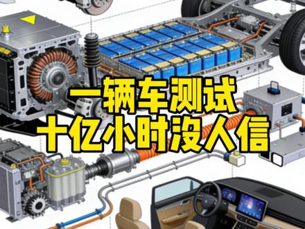 汽车测试十亿小时有啥不信的,这回信了吧#汽车测试 #汽车知识