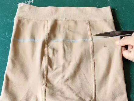 不穿的打底裤不要扔#旧衣服改造#电动车座套#妙招分享