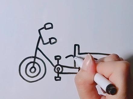 想画就画,三轮车简笔画#画画 #手绘