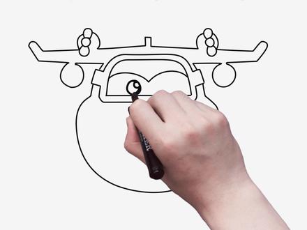 怎么画超级飞侠简笔画 #儿童美术 #手绘 #简笔画教程 #超级飞侠 #画画使我快乐 #美术课件