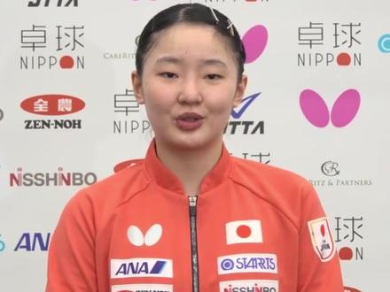 张本美和谈2026年两大目标:排名进入前五 赢一次国乒高主力