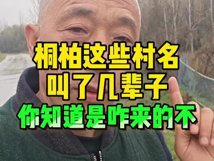 桐柏村名#地名故事#桐柏传说 #本地文化 #老家桐柏