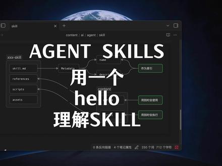 什么事agent skills通过一个hello学习理解 #AgentSkills
#SKills是什么
#什么是AgentSkills
#openclawAgentSkills
#SKILLS