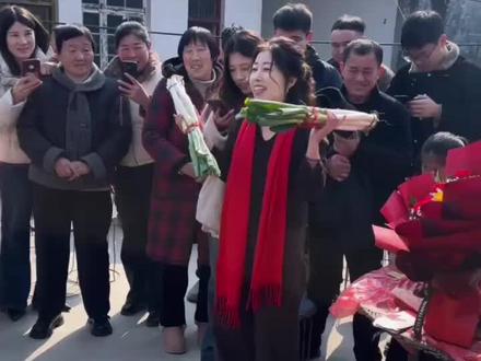 #记录我们的农村风俗 俺爹今年73给爹过个坎,祝俺爹平平安安健康长寿