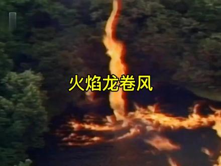 世界奇观之火焰龙卷风!#纪录片解说 #奇趣自然 #科普知识
