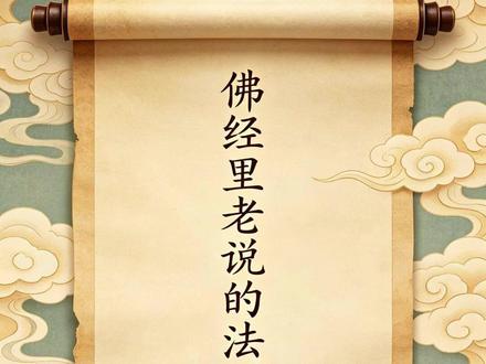 佛经里老说的“法”,到底啥意思?.mp4 读懂一个“法”字,便懂一半修行。
世间万象皆为法,一念妄动起尘劳,一念心歇见本心。
不执于相,不迷于空,方得自在本心。#传统文化智慧分享#一切法从心想生 #有为法与无为法 #佛学常识 #心性修行