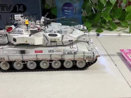 豹2A8流浪地球UEG涂装#军模 #豹2坦克 #模型