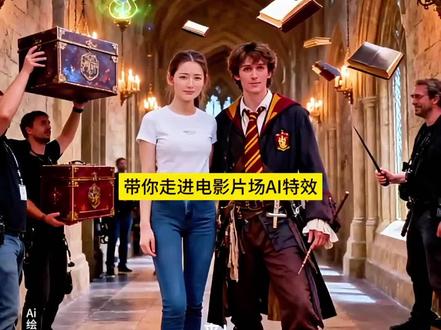 #ai走进电影片场 走进电影片场AI特效 #即梦ai #走进片场一秒入戏 #AI走进片场特效#带你走进电影片场