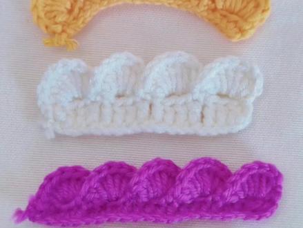 扇形花边钩织教程来咯#我的手工作品