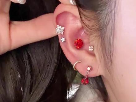 豆包你是懂穿孔的!#豆包ai #穿孔 #耳钉 #耳钉搭配 #耳骨耳蜗钉