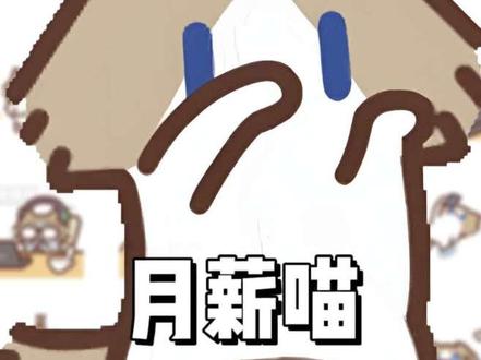 月薪喵是什么表情包@月薪喵 #月薪喵 #表情包 #meme #梗