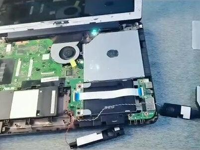 华硕F555L/X555L系列更换喇叭@抖音小助手 #电脑维修 #电脑拆机 #笔记本维修