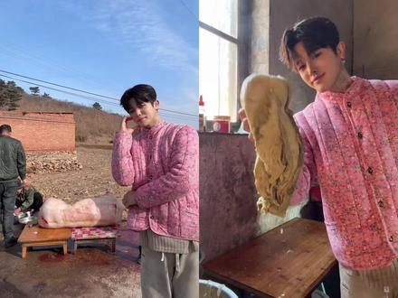 O8今天杀猪菜那样吃了#vlog日常 #杀猪菜 #农村生活 #猪价行情