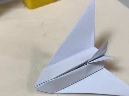 F 117仿真纸飞机折纸教程