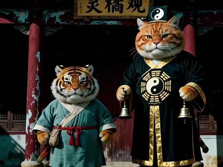 《灵橘道长》 兄弟们,爆肝三天,出个预告片,喜欢在继续做。#原创作品 #橘猫道长 #胖橘