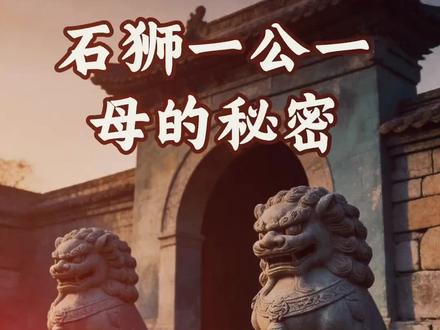 门口石狮的文化 #石狮传说 #石狮子镇守 #历史 #中国文化