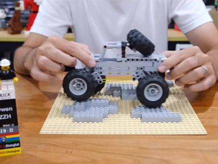 乐高避震小车#乐高教育