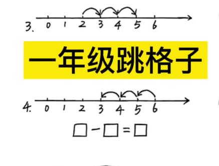 一年级跳格子问题#一年级 #原创