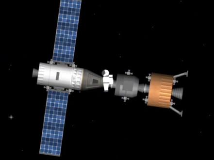 载人登月任务 #航天模拟器#SFS