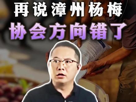 再说漳州杨梅 协会方向错了 #燃起来了大国重器#零距离看懂财经 #福建杨梅协会会长为果农发声#杨梅泡药#真实生活分享计划