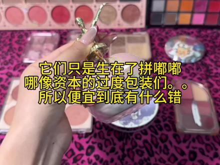 它们只是生在了拼嘟嘟便宜有什么错
#省流科普 #平价彩妆 #好物分享#学生党必备 #一般人不告诉他