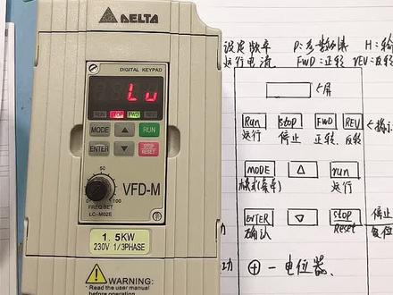 变频器第三课:面板如何设定?#零基础学电工 #自动化设备 #电工