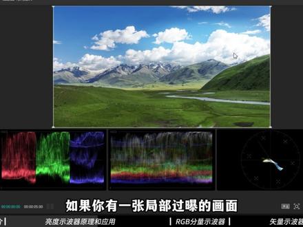 新手一个视频学会调色示波器,电脑版剪映 #剪辑教程