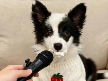 是谁偷吃了蛋糕#小狗偷吃 #小狗狗能有什么坏心思 #ai