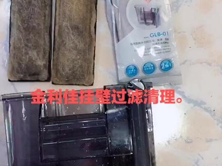 金利佳挂壁过滤清理保养。这样水流才会更大更顺畅,水质才能更好。