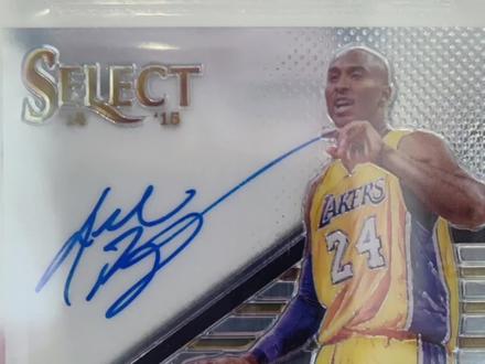 人生中第一张科比的卡签球星卡
2014-15 select 13/60 顺位编
#球星卡 #球星卡拆卡 #分享卡片