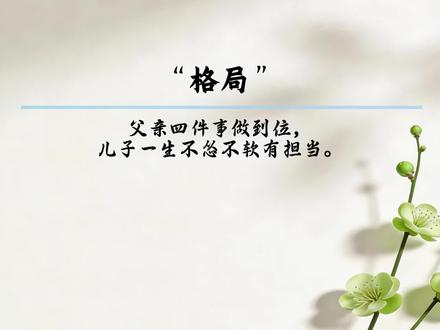 父亲四件事做到位,儿子一生不怂不软有担当。#父亲 #爸爸 #男孩教育 #家庭教育 #育儿