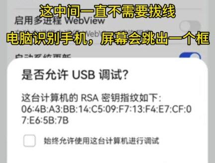 华为手机如何进入USB调试模式
华为手机进入开发者模式后如何设置USB调试模式,然后使用电脑对华为手机进行备份管理等。
#华为USB调试模式