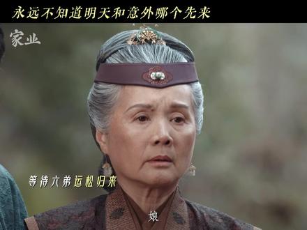 满心牵挂着家族琐事,却没能平安归家 #家业
