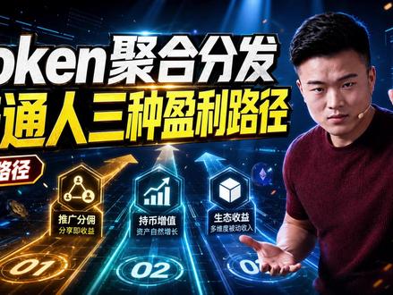 Token 聚合分发,普通人三种盈利路径 #词元 #Token #词元经济 #Token代理 #Token经济