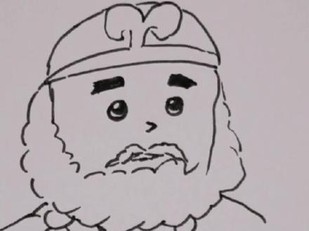 #简笔画教程 #手绘 #一起学画画 唐僧、悟空、八戒的简笔画都画了,怎能少得了沙僧!#亲子