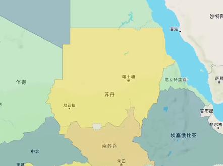 #高清地图 #苏丹#南苏丹猜国家第六期