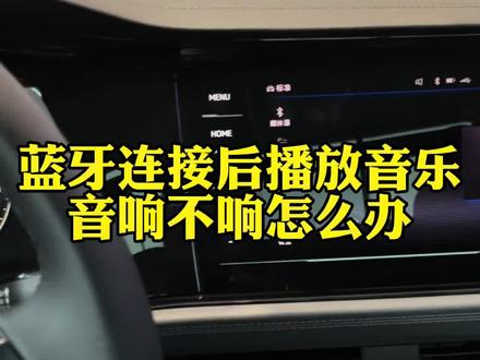 车辆蓝牙连接成功后,播放音乐只能听到手机声音,音响不响,这时候应该这样做#一汽大众新年乐聚会 @一汽-大众