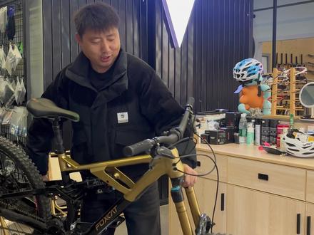 自组万元软尾山地 速联和xt混搭套件 #山猫自行车 #fox前叉 #fox后胆 #软尾山地车 #龙山县自行车店