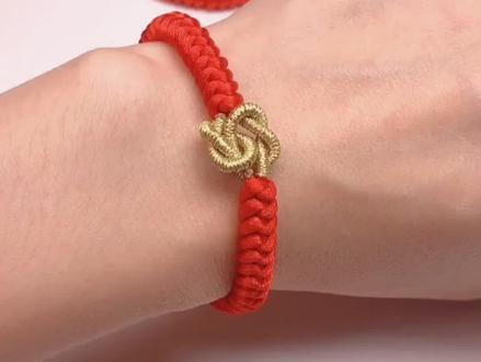 同心结手绳教程#编绳教程 #纯手工编绳 #感谢抖音我要上热门 @抖音小助手